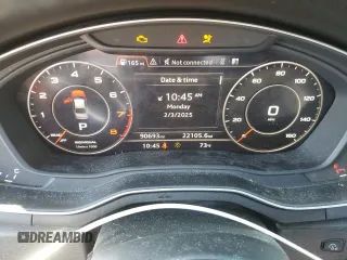 2017 Audi A4 Premium Plus with VIN WAULNAF44HN008578, listed as a Copart auction lot 43667935 with 90,693 mi miles and Salvage Title. Bid and sale history available at carsss.com. Image 9.