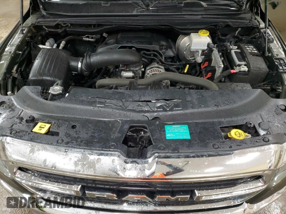 2021 Ram 1500 Big Horn with VIN 1C6SRFBT3MN696054, listed as a Copart auction lot 73539964 with 53,278 mi miles and Non Repairable. Bid and sale history available at carsss.com. Image 11.