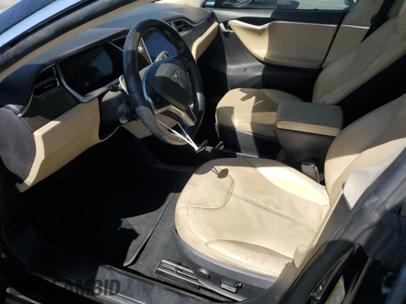 2013 Tesla Model S with VIN 5YJSA1CN6DFP10661, listed as a Copart auction lot 53832675 with 150,500 mi miles and Salvage Title. Bid and sale history available at carsss.com. Image 7.