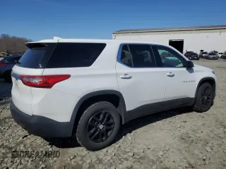 2019 Chevrolet Traverse LS z VIN 1GNEVFKW3KJ251580, wystawiony jako Copart lot #49617665 z przebiegiem 83 159 mil mil oraz Szkoda całkowita • Salvage title. Historia ofert i sprzedaży dostępna na DreamBid. Obrazek 3.