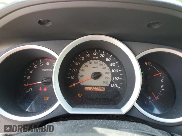 2009 Toyota Tacoma with VIN 3TMLU42N39M021727, listed as a Copart auction lot 65031095 with 200,386 mi miles and Salvage title. Bid and sale history available at DreamBid. Image 9.