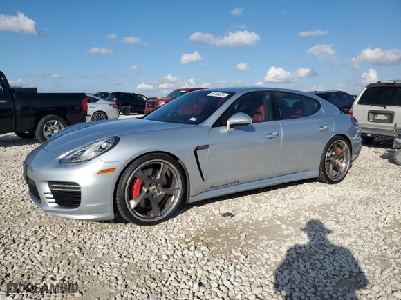 2014 Porsche Panamera GTS with VIN WP0AF2A7XEL083288, listed as a Copart auction lot 85196024 with 87,416 mi miles and Clean Title. Bid and sale history available at carsss.com. Image 1.