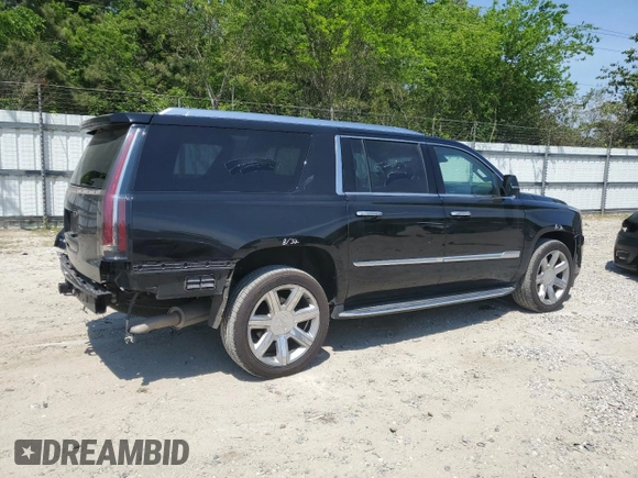 2019 Cadillac Escalade ESV Premium Luxury z VIN 1GYS4JKJ3KR300522, wystawiony jako Copart lot #55135775 z przebiegiem 68 384 mil mil oraz Szkoda całkowita • Salvage title. Historia ofert i sprzedaży dostępna na DreamBid. Obrazek 3.