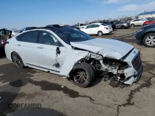 2020 Genesis G80 Sport with VIN KMTFN4JB8LU329692, listed as a Copart auction lot 45175985 with 32,410 mi miles and Salvage title. Bid and sale history available at DreamBid. Image 4.