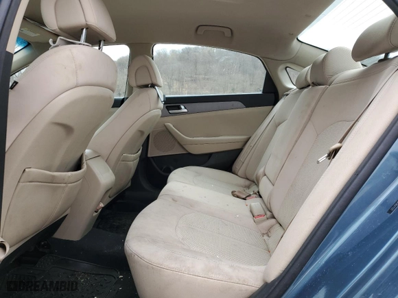 2015 Hyundai Sonata 2.4L SE with VIN 5NPE24AF0FH047521, listed as a Copart auction lot 51219405 with 172,470 mi miles and Salvage Title. Bid and sale history available at carsss.com. Image 10.