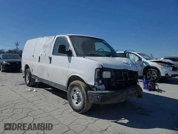 2013 Chevrolet Express Cargo z VIN 1GCWGFBA3D1141367, wystawiony jako Copart lot #46485055 z przebiegiem 338 309 mil mil oraz Czysty tytuł • Clean title. Historia ofert i sprzedaży dostępna na DreamBid. Obrazek 12.