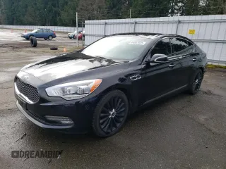 2015 Kia K900 Luxury with VIN KNALW4D46F6017436, listed as a Copart auction lot 44897925 with 63,506 mi miles and Salvage Title. Bid and sale history available at carsss.com. Image 1.