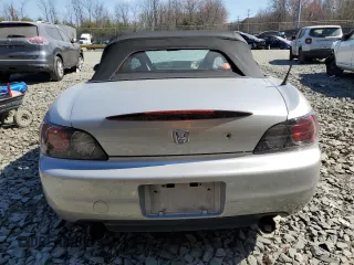 2002 Honda S2000 with VIN JHMAP11412T003822, listed as a Copart auction lot 48801985 with 122,850 mi miles and Salvage Title. Bid and sale history available at DreamBid. Image 6.