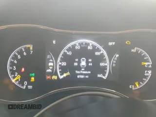 2017 Jeep Grand Cherokee Overland with VIN 1C4RJFCG2HC834328, listed as a Copart auction lot 45199855 with 87,061 mi miles and Salvage Title. Bid and sale history available at carsss.com. Image 9.