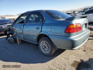 2000 Honda Civic EX with VIN 1HGEJ8644YL030870, listed as a Copart auction lot 83877424 with 155,495 mi miles and Salvage Title. Bid and sale history available at carsss.com. Image 2.