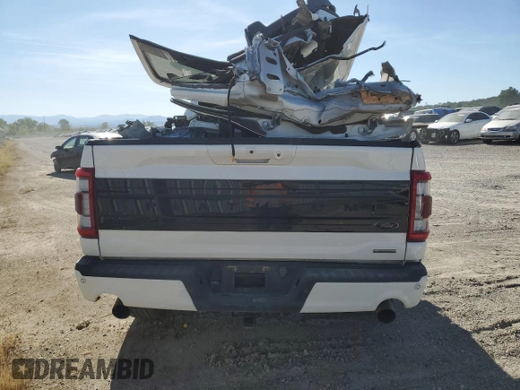 2023 Ford F-150 XL with VIN 1FTFW1E81PFA55626, listed as a Copart auction lot 52630525 with 0 mi miles and Salvage Title. Bid and sale history available at carsss.com. Image 6.