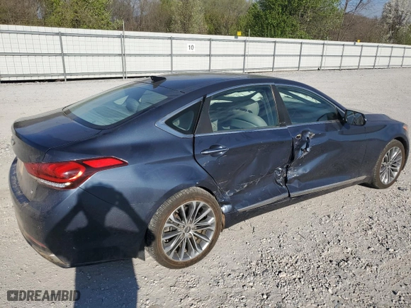 2015 Hyundai Genesis 3.8L with VIN KMHGN4JE9FU048708, listed as a Copart auction lot 50269005 with 85,063 mi miles and Salvage Title. Bid and sale history available at carsss.com. Image 3.