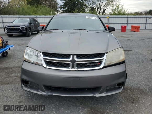 2012 Dodge Avenger SE with VIN 1C3CDZAB5CN220378, listed as a Copart auction lot 53804145 with 204,032 mi miles and Clean Title. Bid and sale history available at carsss.com. Image 5.