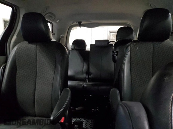 2012 Toyota Sienna SE with VIN 5TDXK3DC1CS206007, listed as a Copart auction lot 58061195 with 166,465 mi miles and Clean title. Bid and sale history available at DreamBid. Image 10.