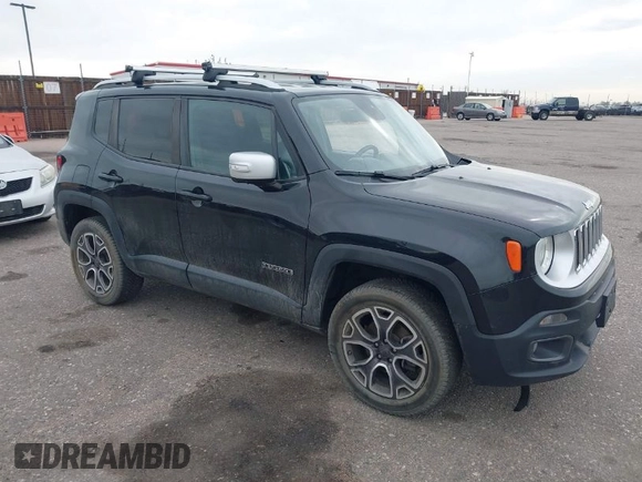 2017 Jeep Renegade Limited z VIN ZACCJBDB7HPF32725, wystawiony jako IAAI lot #41942878 z przebiegiem 65 563 mil mil oraz . Historia ofert i sprzedaży dostępna na DreamBid. Obrazek 1.