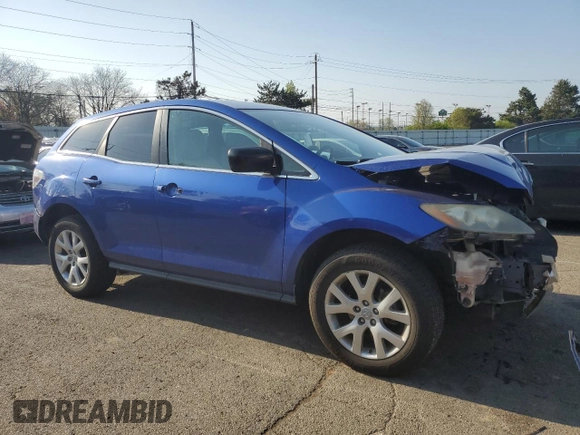 2007 Mazda CX-7 Sport with VIN JM3ER293370118596, listed as a Copart auction lot 53685115 with 195,995 mi miles and Salvage Title. Bid and sale history available at carsss.com. Image 4.