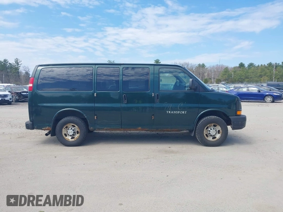 2008 Chevrolet Express Passenger z VIN 1GAGG25K481208039, wystawiony jako IAAI lot #42065395 z przebiegiem 390 738 mil mil oraz . Historia ofert i sprzedaży dostępna na DreamBid. Obrazek 12.