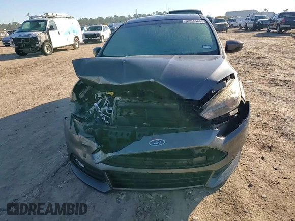 2017 Ford Focus ST with VIN 1FADP3L90HL275358, listed as a Copart auction lot 43643005 with 106,379 mi miles and Salvage Title. Bid and sale history available at carsss.com. Image 12.