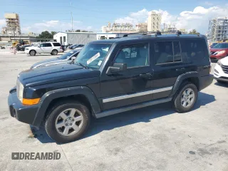 2006 Jeep Commander Limited with VIN 1J8HH58206C226585, listed as a Copart auction lot 72011364 with 202,129 mi miles and Salvage Title. Bid and sale history available at DreamBid. Image 1.