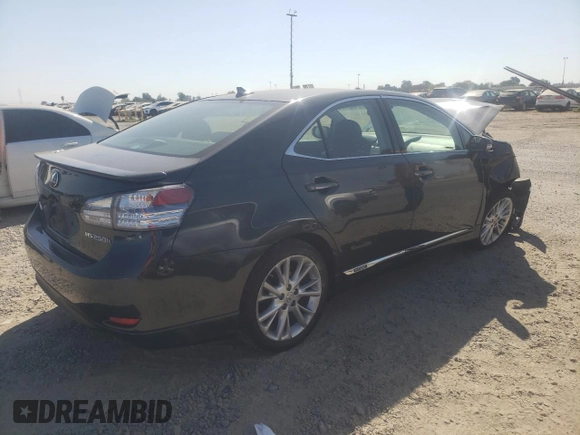 2010 Lexus HS with VIN JTHBB1BA6A2020028, listed as a Copart auction lot 72962654 with 79,073 mi miles and Salvage Title. Bid and sale history available at carsss.com. Image 3.