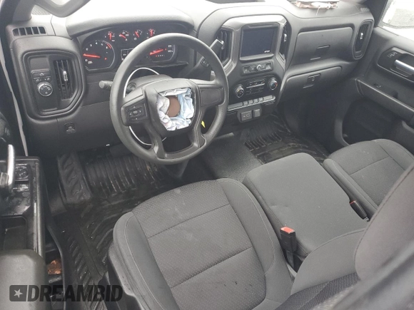 2021 Chevrolet Silverado 1500 Work Truck with VIN 3GCNWAEF5MG343296, listed as a Copart auction lot 45203685 with 56,207 mi miles and Non Repairable. Bid and sale history available at carsss.com. Image 8.