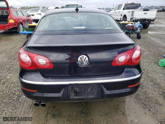 2009 Volkswagen CC Luxury with VIN WVWHL73C49E558233, listed as a Copart auction lot 48957445 with 127,324 mi miles and Salvage Title. Bid and sale history available at carsss.com. Image 6.