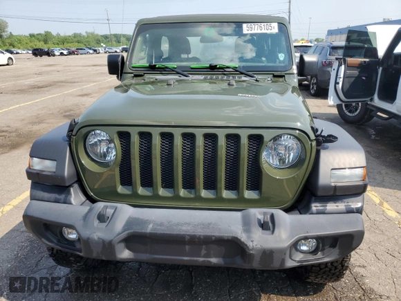 2021 Jeep Wrangler Sport с VIN 1C4GJXAG9MW557699, выставлен на аукционе Copart как лот 59776105 с пробегом 71 754 миль миль и На запчасти • Non repairable. История ставок и продаж доступна на DreamBid. Изображение 5.