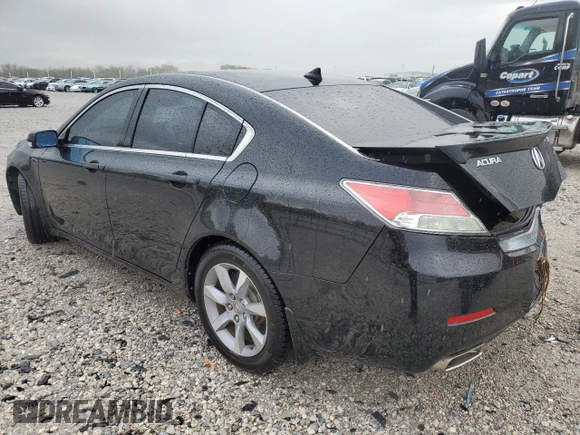 2012 Acura TL Tech Auto with VIN 19UUA8F51CA008513, listed as a Copart auction lot 51058075 with 128,464 mi miles and Salvage Title. Bid and sale history available at carsss.com. Image 2.