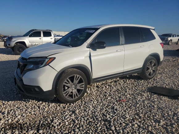 2021 Honda Passport EX-L with VIN 5FNYF7H56MB015412, listed as a Copart auction lot 85828114 with 39,334 mi miles and Salvage Title. Bid and sale history available at carsss.com. Image 1.