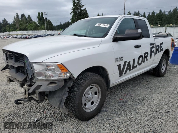 2017 Ram 1500 Tradesman z VIN 1C6RR7FG1HS837373, wystawiony jako Copart lot #59817945 z przebiegiem 90 298 mil mil oraz Szkoda całkowita • Salvage title. Historia ofert i sprzedaży dostępna na DreamBid. Obrazek 1.