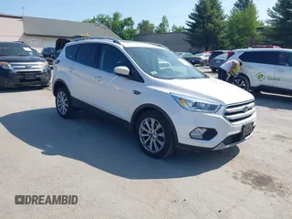 2018 Ford Escape Titanium with VIN 1FMCU9J96JUD11473, listed as a IAAI auction lot 42402996 with 110,388 mi miles and . Bid and sale history available at DreamBid. Image 1.