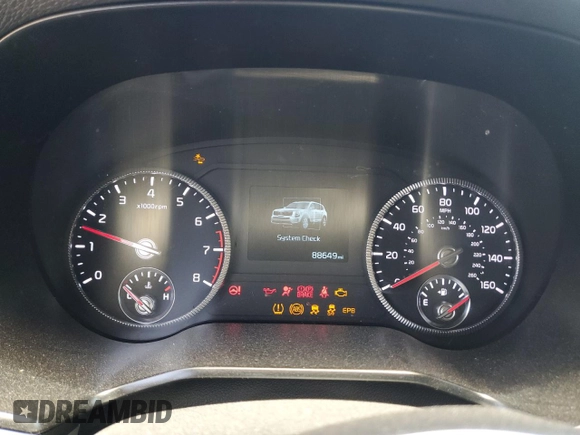 2020 Kia Telluride S with VIN 5XYP64HC1LG091796, listed as a Copart auction lot 61948035 with 88,649 mi miles and Salvage title. Bid and sale history available at DreamBid. Image 9.