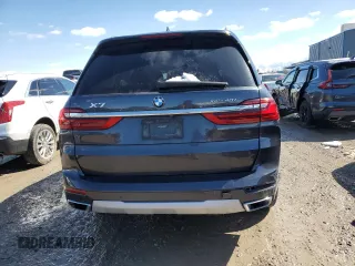 2021 BMW X7 xDrive40i with VIN 5UXCW2C03M9F44174, listed as a Copart auction lot 49767905 with 0 mi miles and Salvage Title. Bid and sale history available at carsss.com. Image 6.