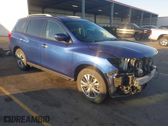 2020 Nissan Pathfinder SL with VIN 5N1DR2CN7LC594496, listed as a IAAI auction lot 41760341 with 108,006 mi miles. Bid and sale history available at carsss.com. Image 1.
