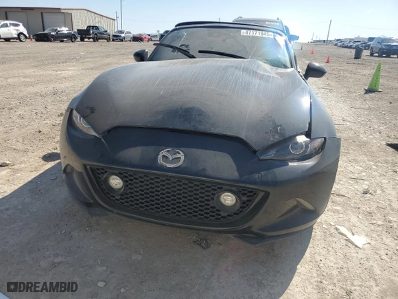 2022 Mazda MX-5 Miata RF Grand Touring with VIN JM1NDAM77N0506567, listed as a Copart auction lot 47171945 with 24,632 mi miles and Salvage Title. Bid and sale history available at carsss.com. Image 5.