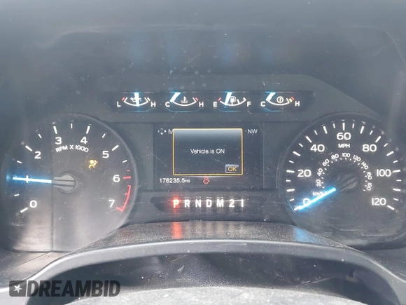 2017 Ford F-150 XL with VIN 1FTFX1EF9HFC85427, listed as a IAAI auction lot 41595903 with 176,235 mi miles. Bid and sale history available at carsss.com. Image 7.