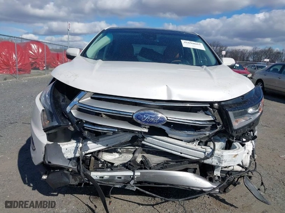 2015 Ford Edge Titanium with VIN 2FMPK4K99FBB70338, listed as a IAAI auction lot 41690665 with 34,958 mi miles. Bid and sale history available at carsss.com. Image 6.