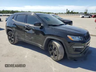 2020 Jeep Compass Latitude with VIN 3C4NJCBB1LT236568, listed as a Copart auction lot 53021825 with 65,114 mi miles and Salvage Title. Bid and sale history available at carsss.com. Image 4.