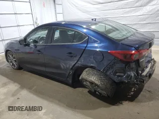 2018 Mazda 3 Grand Touring with VIN 3MZBN1W3XJM213129, listed as a Copart auction lot 50011175 with 95,518 mi miles and Salvage Title. Bid and sale history available at DreamBid. Image 2.