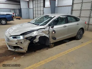 2018 Ford Fusion Titanium with VIN 3FA6P0D94JR168360, listed as a Copart auction lot 46054235 with 101,159 mi miles and Salvage Title. Bid and sale history available at carsss.com. Image 1.