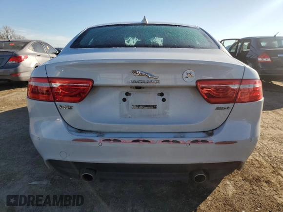 2017 Jaguar XE 25t Prestige with VIN SAJAE4BG3HA948634, listed as a Copart auction lot 79794924 with 74,017 mi miles and Salvage Title. Bid and sale history available at carsss.com. Image 6.