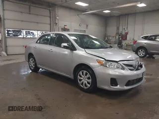 2011 Toyota Corolla L with VIN 2T1BU4EE3BC559009, listed as a IAAI auction lot 41835470 with 156,077 mi miles and . Bid and sale history available at DreamBid. Image 1.