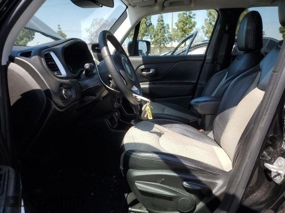 2018 Jeep Renegade Latitude with VIN ZACCJABB9JPH49826, listed as a Copart auction lot 55145805 with 97,752 mi miles and Salvage Title. Bid and sale history available at DreamBid. Image 7.