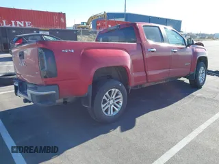 2015 GMC Canyon 4WD SLT with VIN 1GTG6CE30F1175322, listed as a IAAI auction lot 41273719 with 1 mi miles. Bid and sale history available at carsss.com. Image 4.