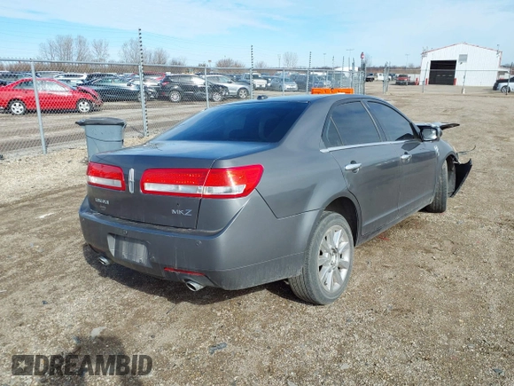 2012 Lincoln MKZ with VIN 3LNHL2GC9CR823581, listed as a IAAI auction lot 41810748 with 1 mi miles. Bid and sale history available at carsss.com. Image 4.