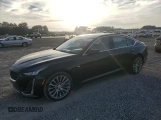 2020 Cadillac CT5 Premium Luxury with VIN 1G6DN5RK8L0114467, listed as a Copart auction lot 80482314 with 94,434 mi miles and Salvage Title. Bid and sale history available at carsss.com. Image 1.
