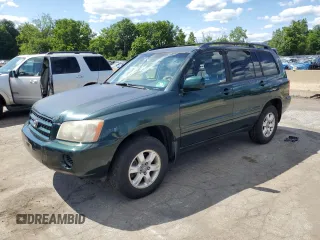 2001 Toyota Highlander with VIN JTEHF21A510019824, listed as a Copart auction lot 65999555 with 171,392 mi miles and Clean title. Bid and sale history available at DreamBid. Image 1.