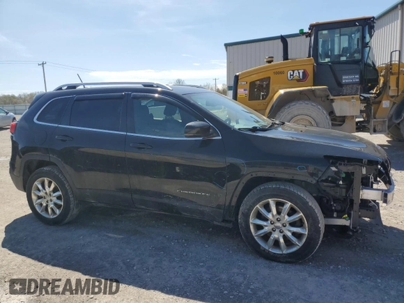 2015 Jeep Cherokee Limited with VIN 1C4PJMDS7FW778462, listed as a Copart auction lot 54368015 with 84,116 mi miles and Salvage Title. Bid and sale history available at carsss.com. Image 4.