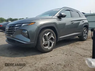 2023 Hyundai Tucson SEL z VIN 5NMJFCAE1PH167458, wystawiony jako Copart lot #60653865 z przebiegiem 9 066 mil mil oraz Szkoda całkowita • Salvage title. Historia ofert i sprzedaży dostępna na DreamBid. Obrazek 1.