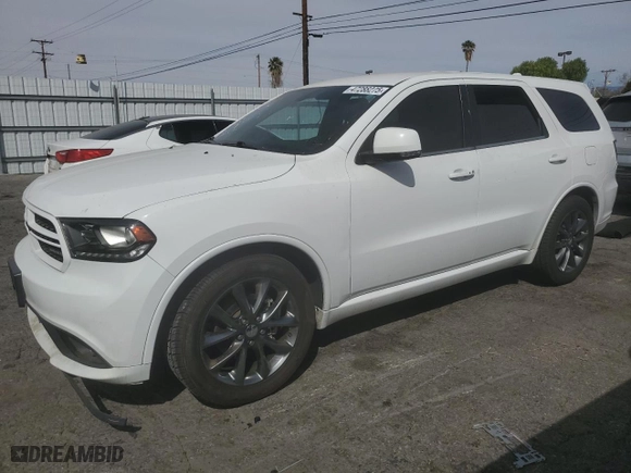 2017 Dodge Durango GT with VIN 1C4RDHDG7HC944485, listed as a Copart auction lot 47288275 with 171,141 mi miles and Salvage Title. Bid and sale history available at carsss.com. Image 1.